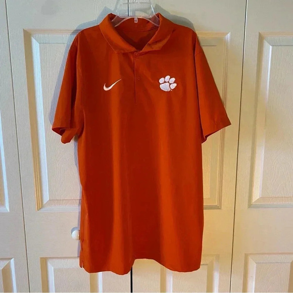 Clemson Nike Drifit Coach’s Polo - Picture 1 of 4